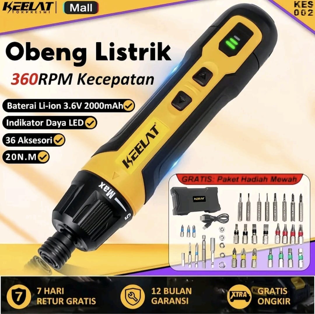 Obeng Listrik Cordless